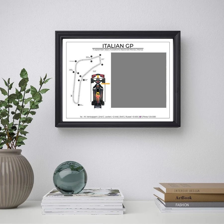 Grand Prix F1 frame with your photo | Any track, any car